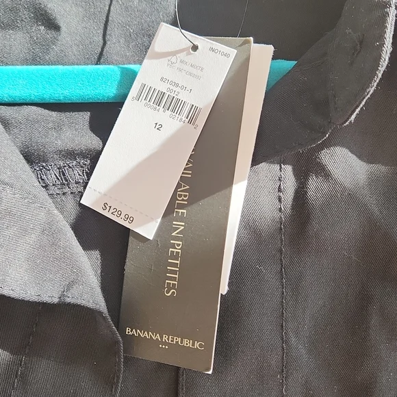 NWT BANANA REPUBLIC BLACK BUTTON DOWN JUMPSUIT - Picture 10 of 15